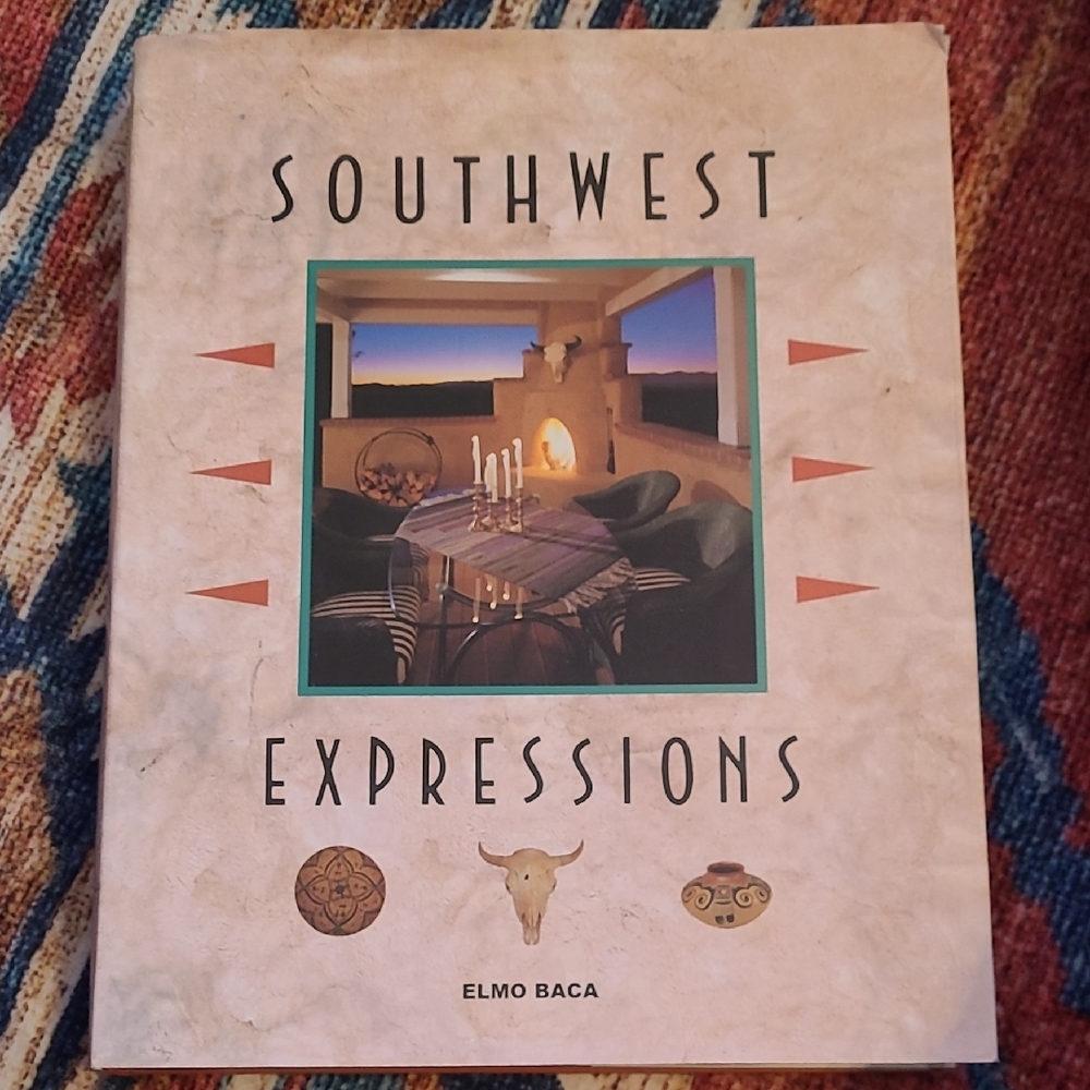 Southwest Expressions by - Cream and Brown Coffee Table Book